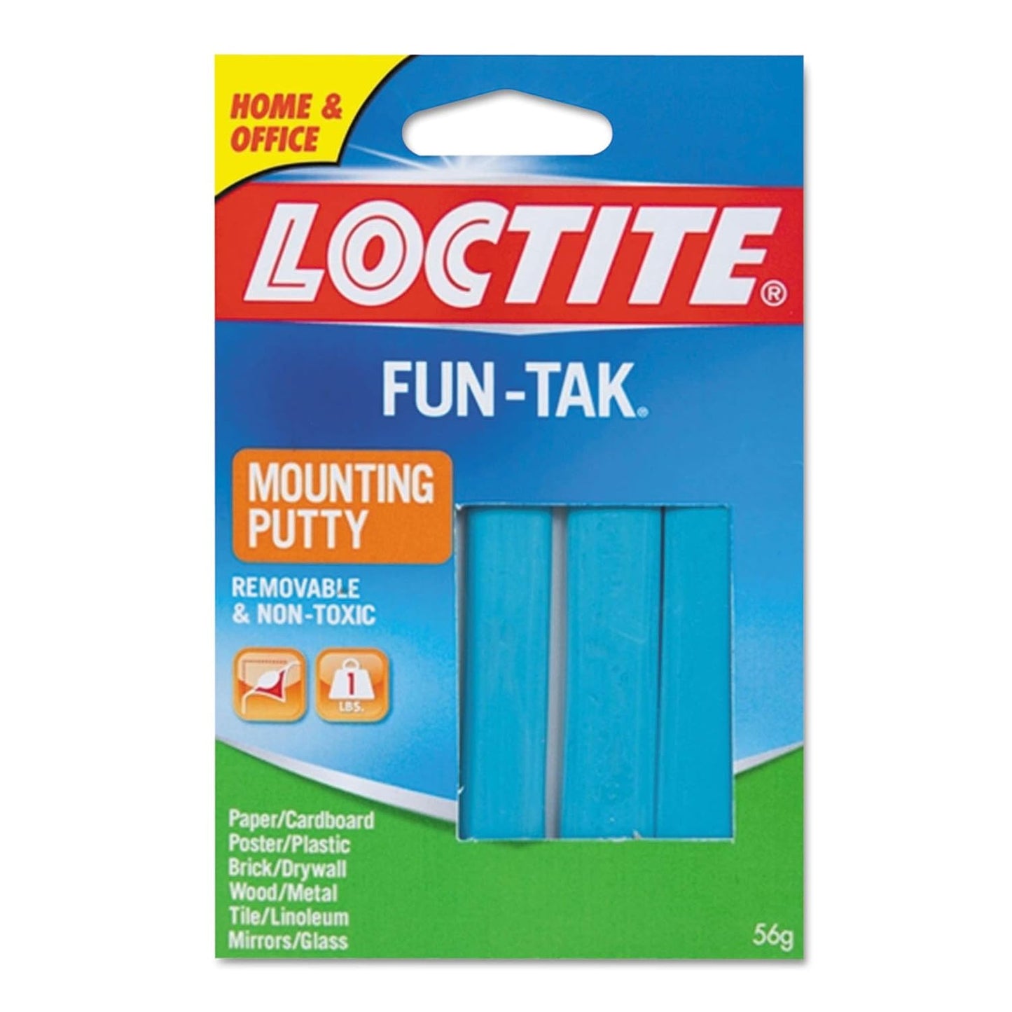 Loctite 1270884 Fun-Tak Mounting Putty 2oz Blue Removable Reusable Adhesive