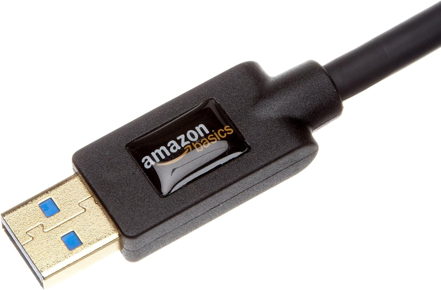 Amazon Basics 10-Pack USB-A 3.0 Extension Cable, Male to Female, 4.8Gbps High-Speed, Gold-Plated Connectors, 3 m/9.8 Feet, Black