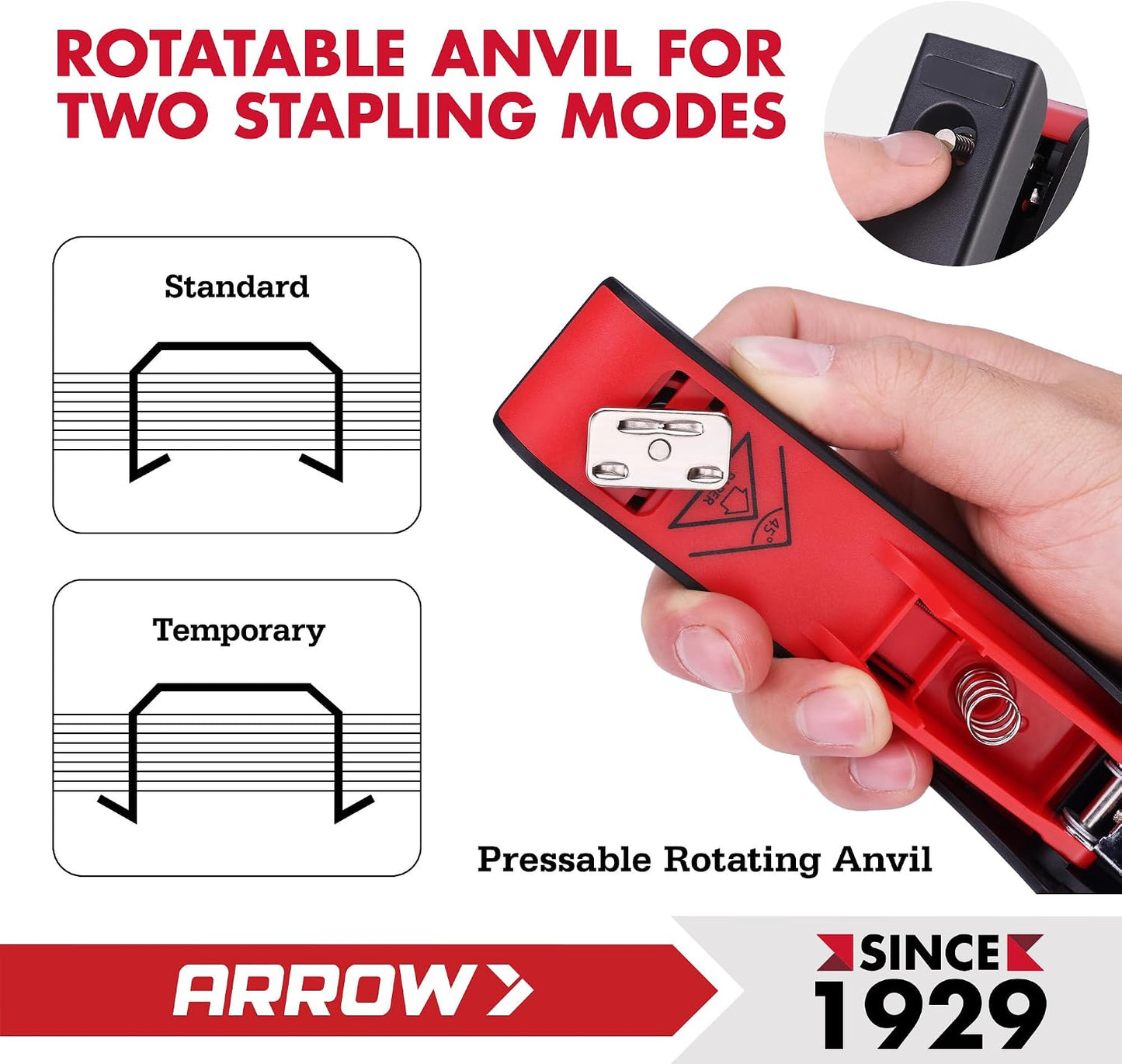 Arrow Full Strip Stapler 2 Pack w/ 2520 Staples 26/6 Staple Remover Office