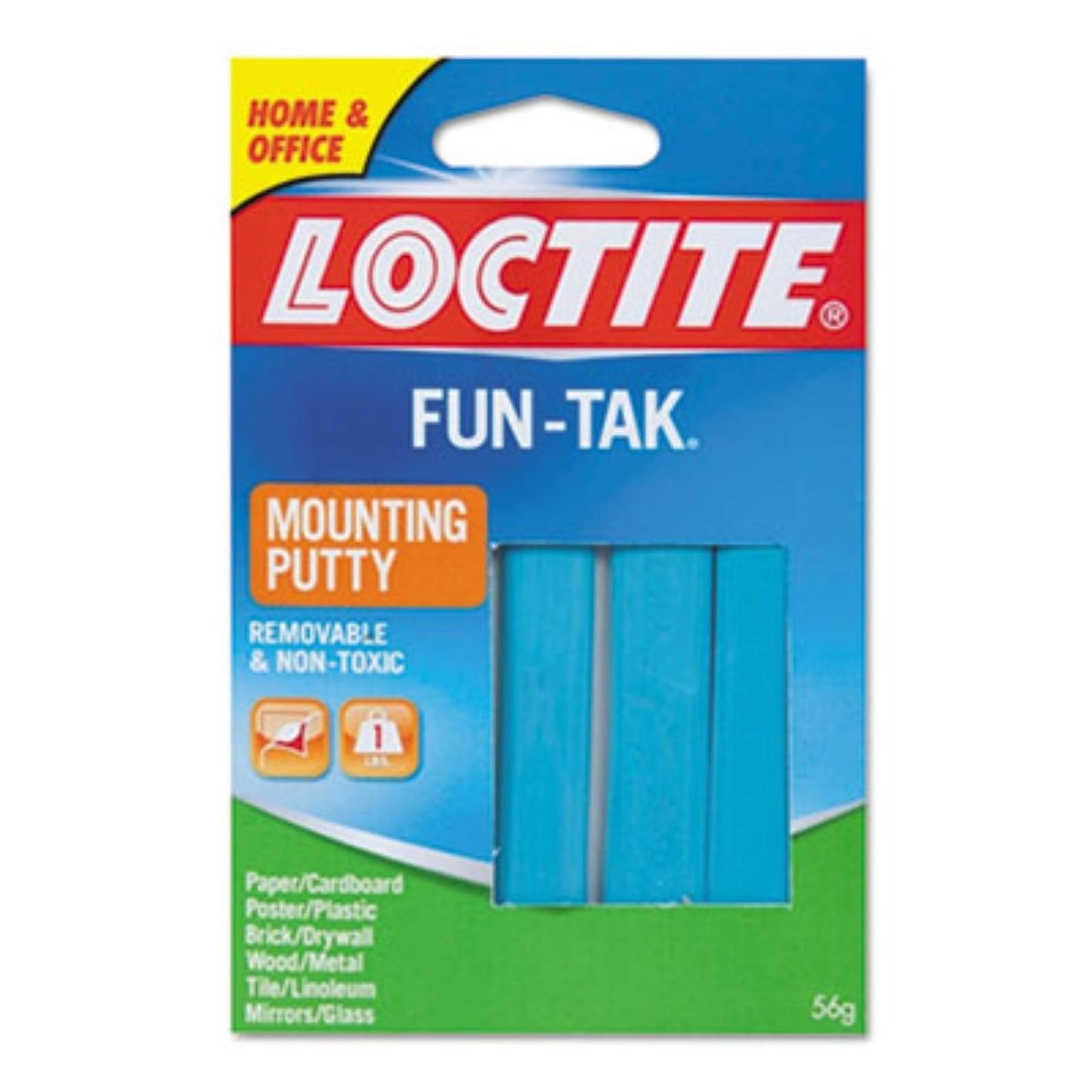 Loctite 1270884 Fun-Tak Mounting Putty 2oz Blue Removable Reusable Adhesive