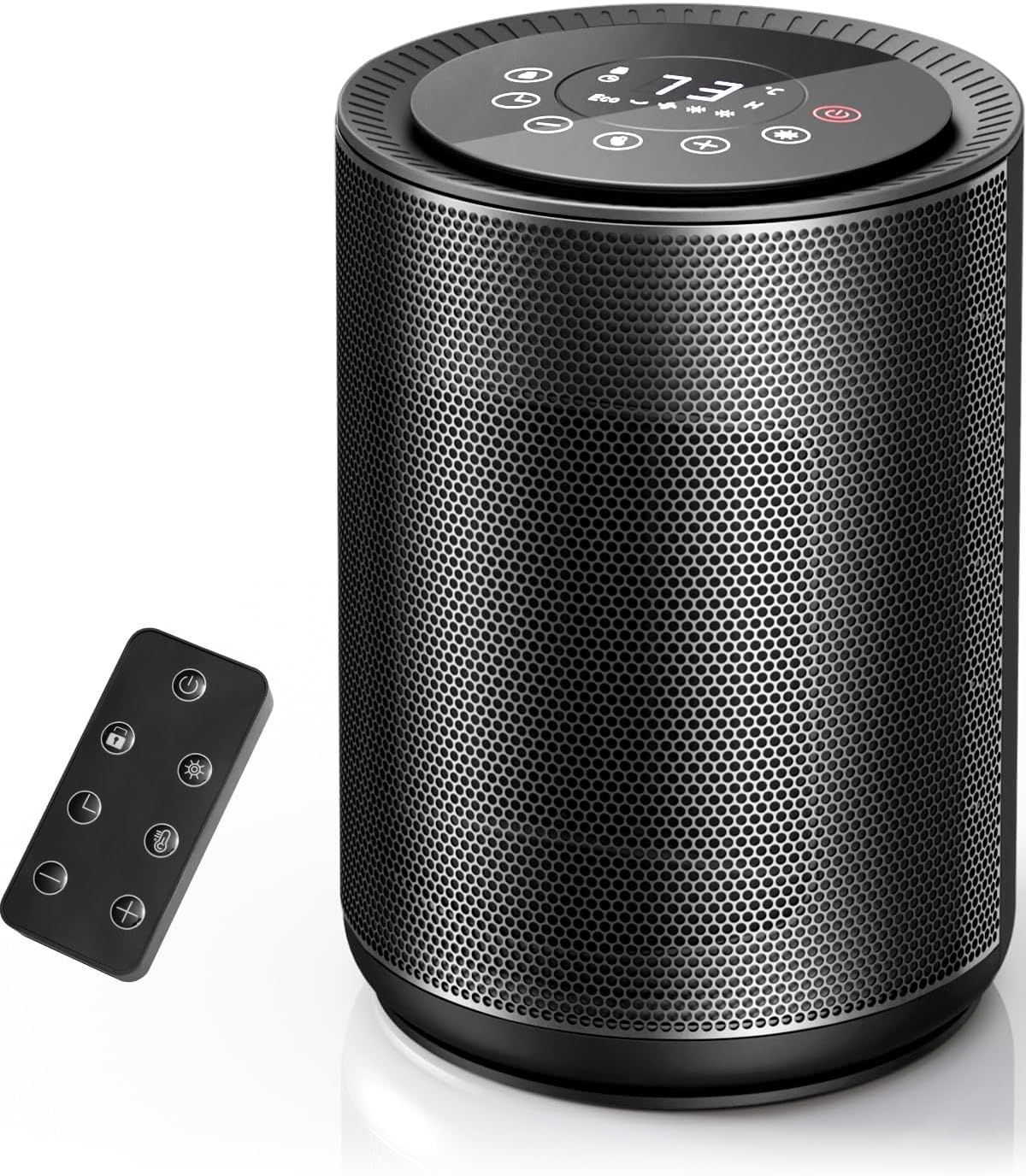 Electactic 1500W Space Heater Portable Ceramic w/ Remote Thermostat Timer PTC