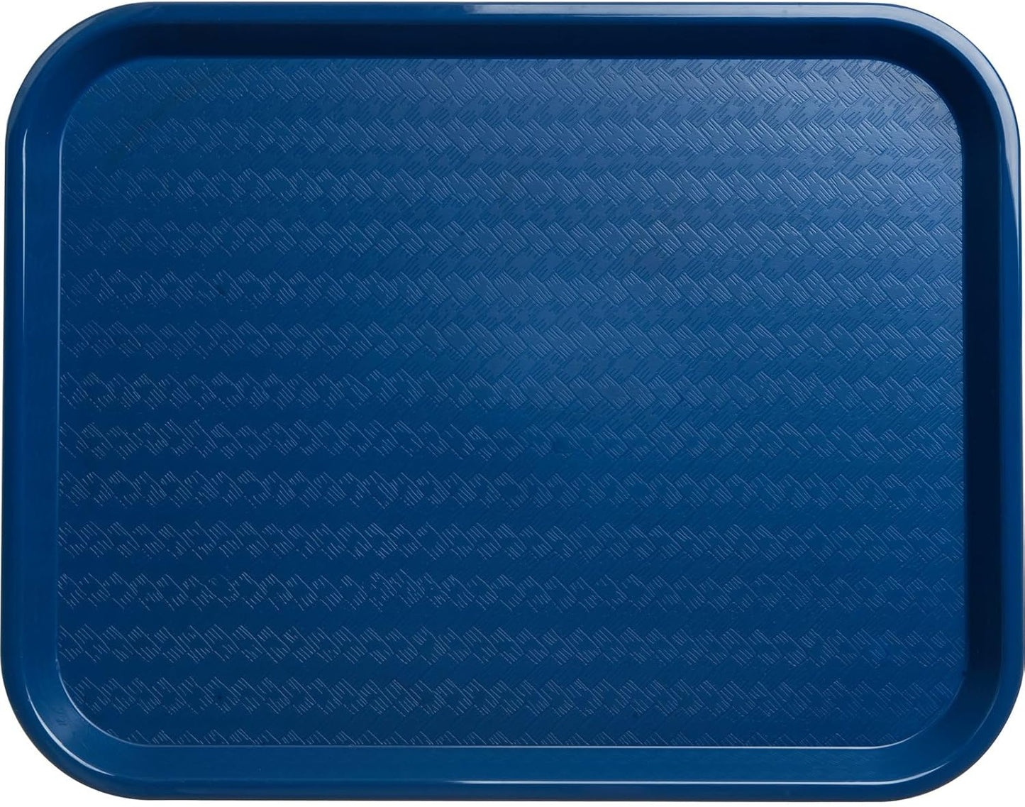 Carlisle Cafe Fast Food Cafeteria Tray 17.87x14in Patterned Plastic Blue