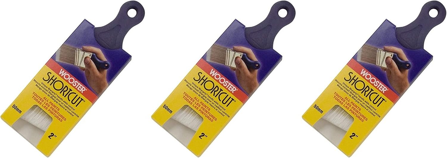 Wooster Q3211-2 Shortcut Angle Sash Paintbrush 2 Inch White