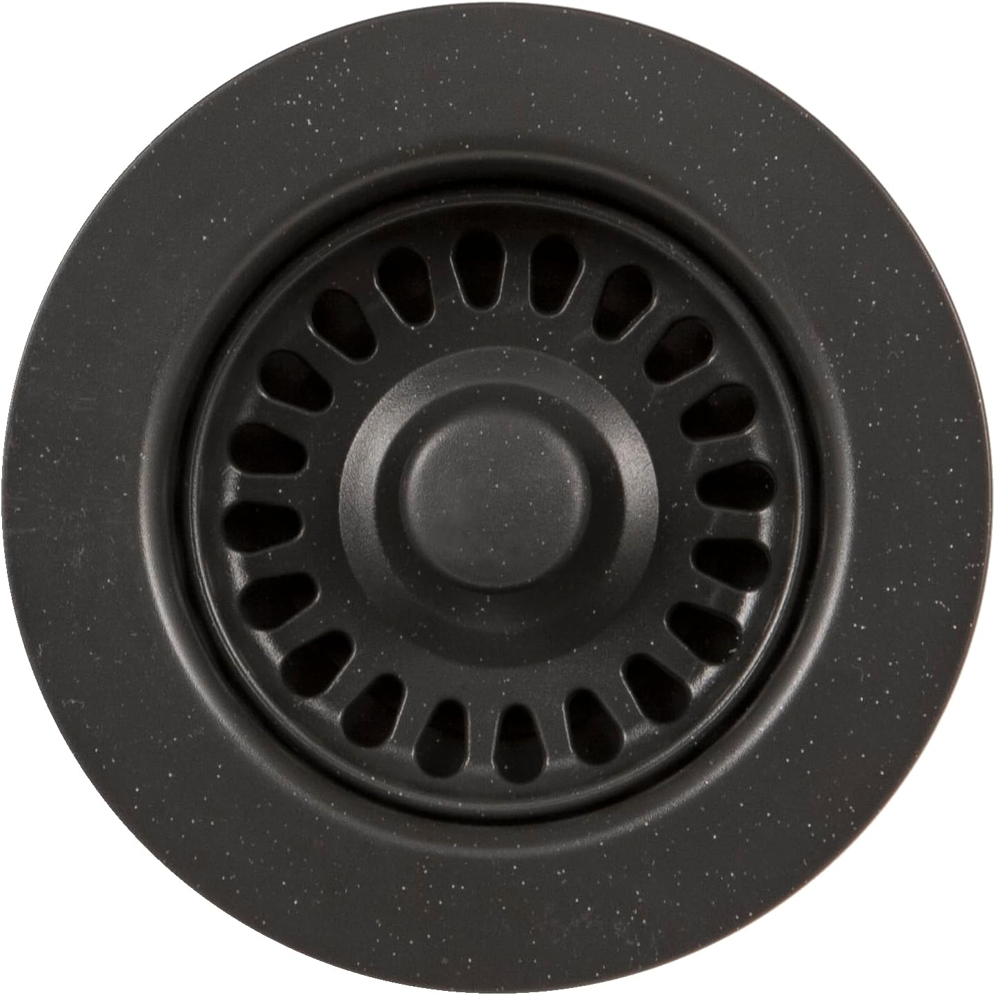 Houzer 190-9265 Kitchen Sink Basket Strainer 3-1/2in Matte Black Food Catcher