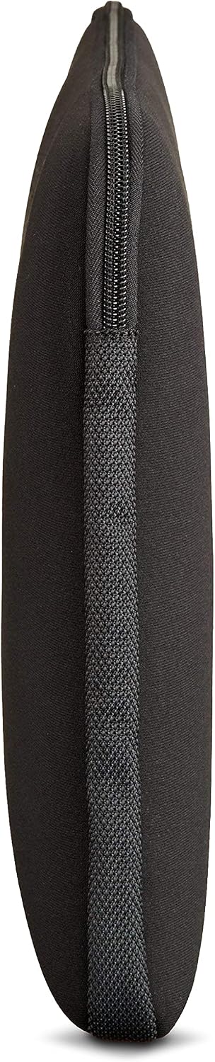 Amazon Basics 17.3-inch Laptop Sleeve, Protective Carrying Case with Zipper for Computer Protection, Black