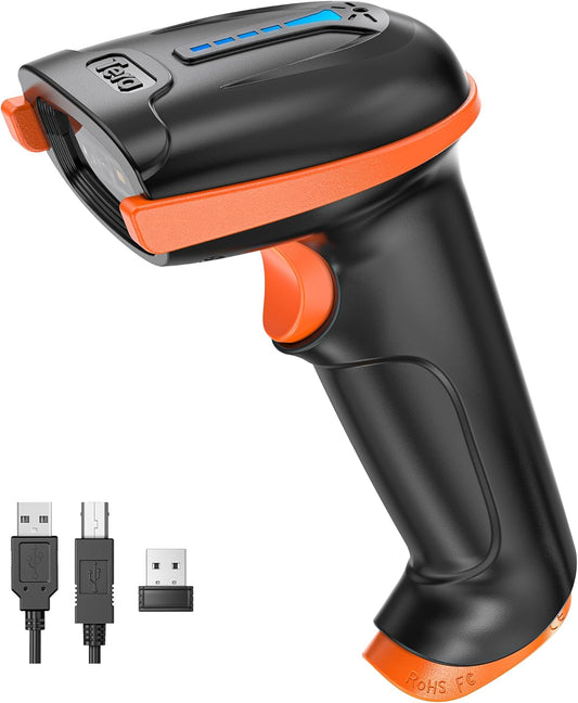 Tera D5100 1D 2D QR Barcode Scanner Wireless & Wired Cordless Handheld Reader