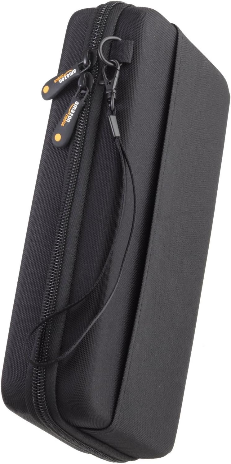 Amazon Basics Universal Travel Case Organizer for Small Electronics and Accessories, Solid, Black