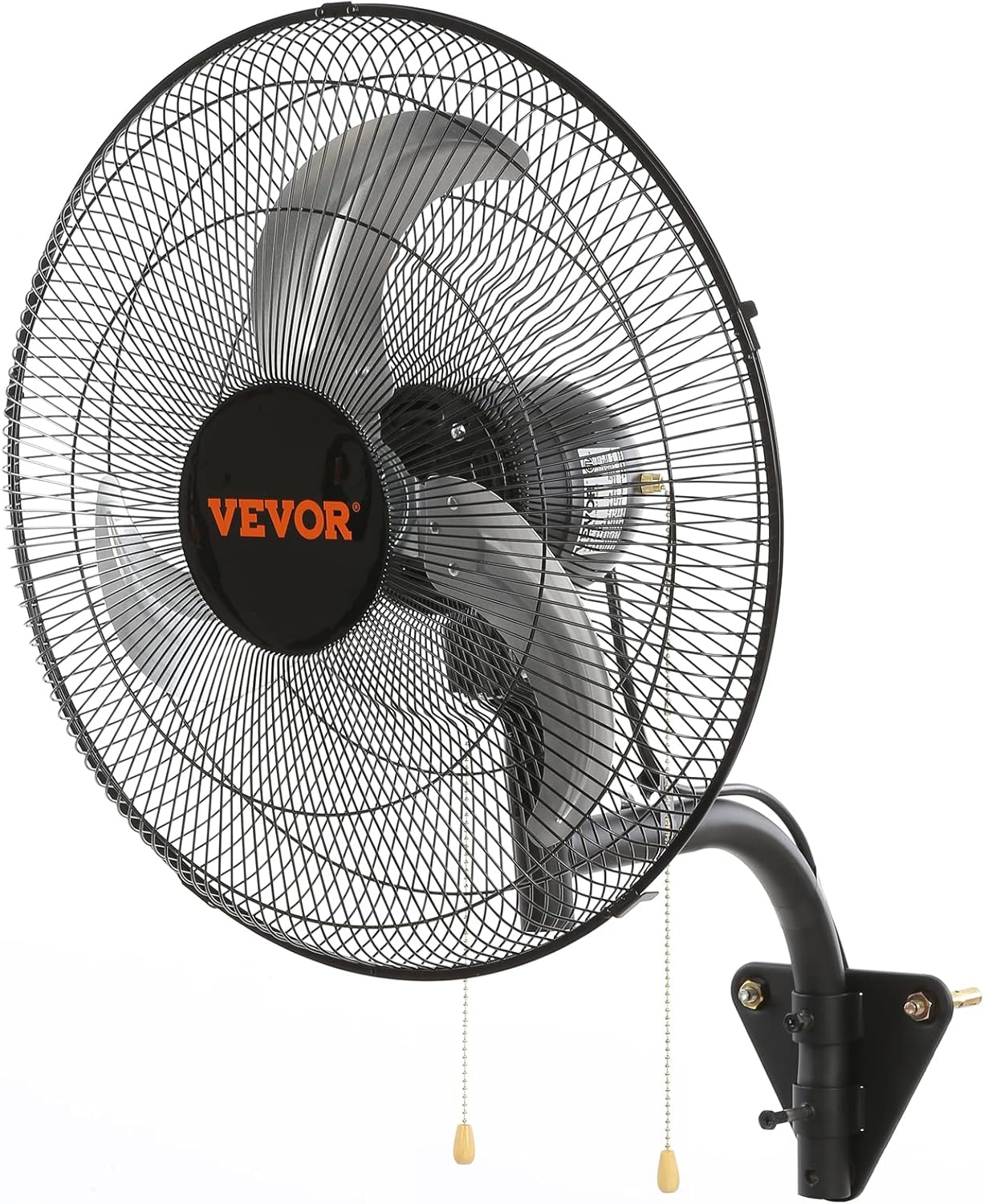 VEVOR 18in Wall Mount Fan 2 PCS Oscillating 3-Speed 4000 CFM Industrial