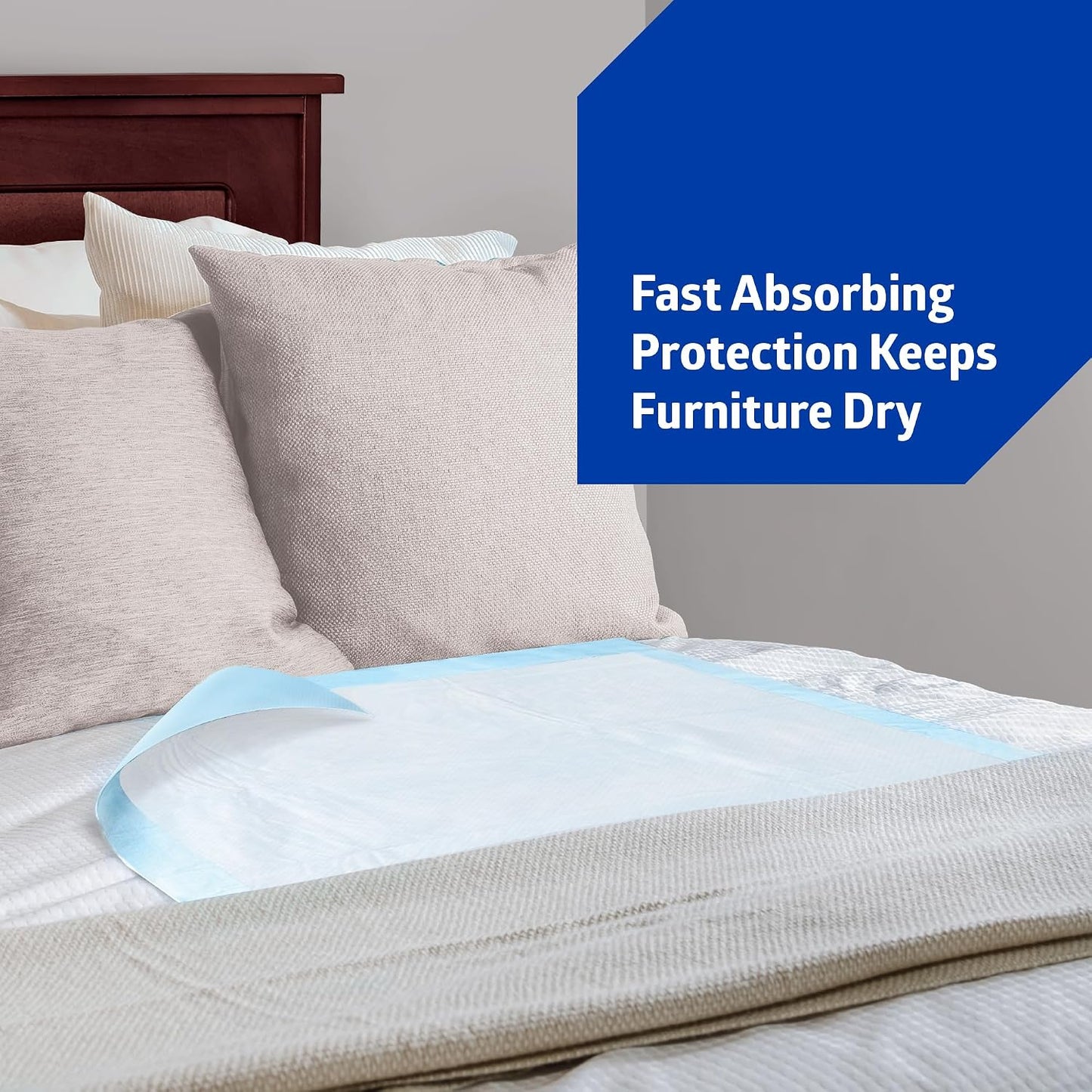 Medline Moderate Absorbency Underpads 23x36 140 Count Disposable Chucks