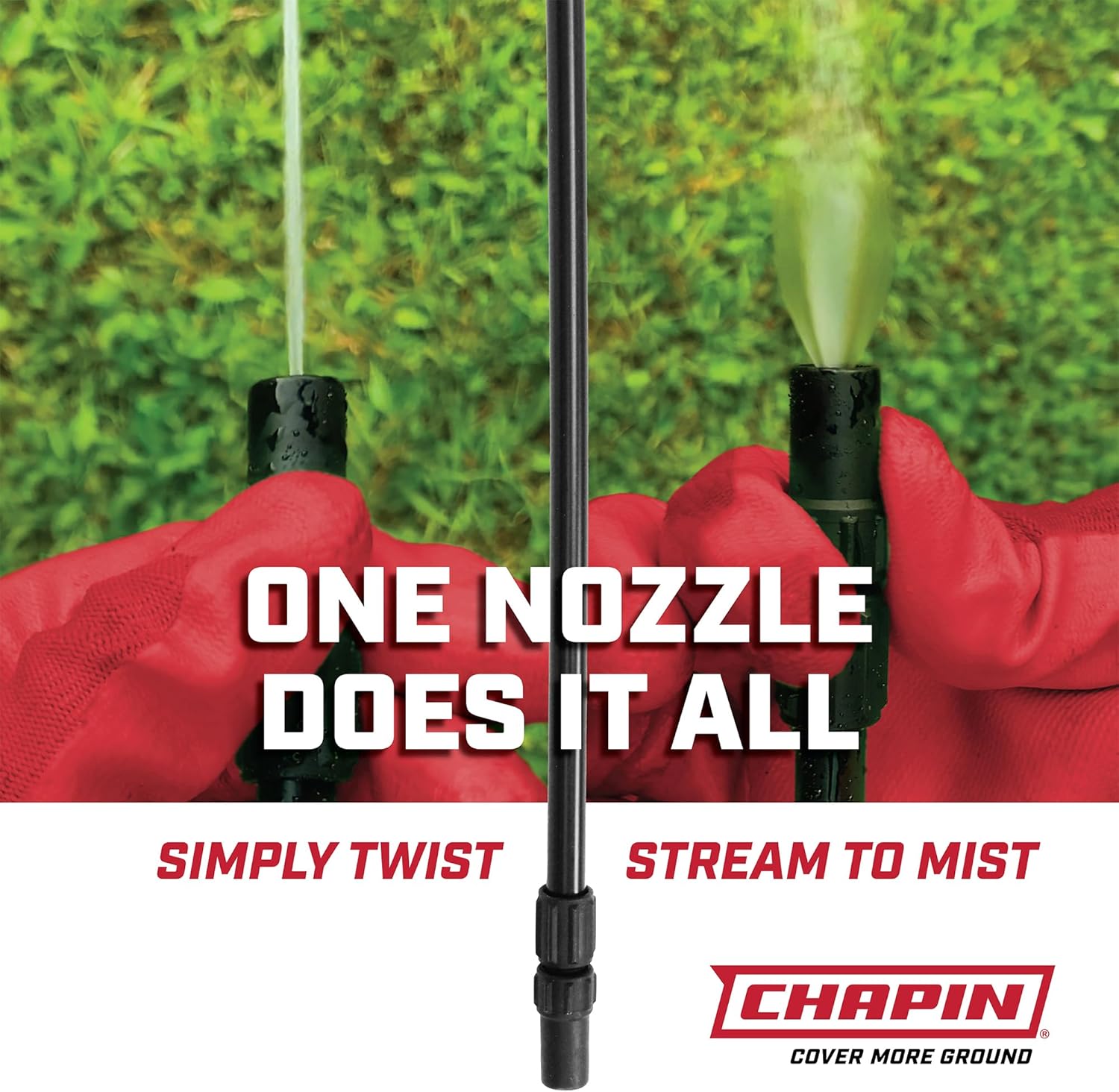 Chapin 20004 Pump Sprayer 1 Gallon Lawn Garden Adjustable Nozzle Anti-Clog