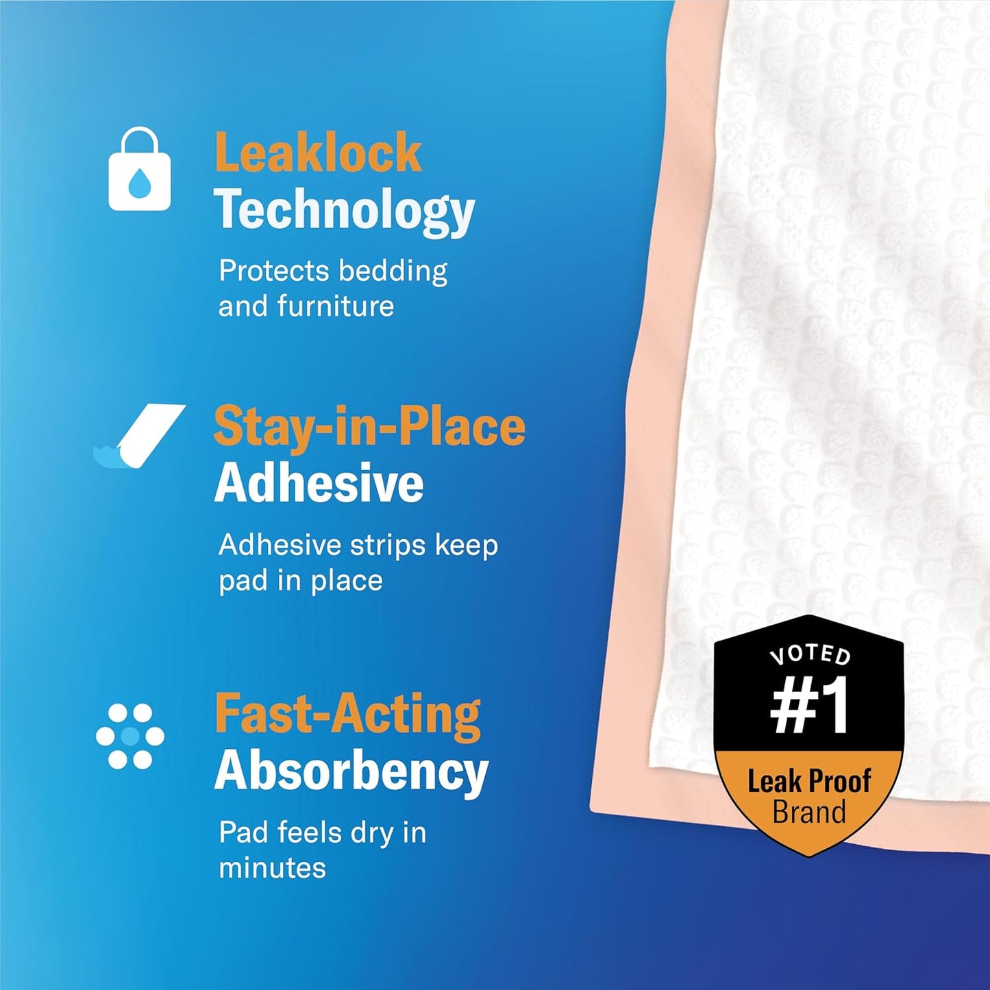 Curera Chucks 30x36 Premium Disposable Underpads 100 Ct w/ Adhesive Tape