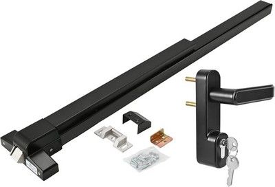 NCLTHS Commercial Push Bar Panic Exit Device Lever 304 Stainless UL10C ANSI 1
