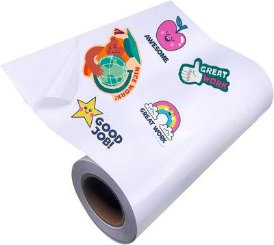 Bleidruck Glossy White 24inx1200in Printable Vinyl Sticker Paper Waterproof