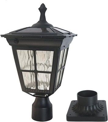 Kemeco ST4311AQ LED Cast Aluminum Solar Post Light Fixture 3in Fitter Outdoor