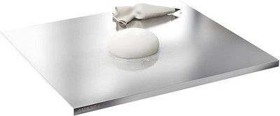 Stainless Steel Cutting Board 304 Chopping Board w/ Lip Non-Slip Kitchen