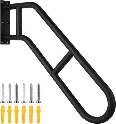 ROTHLEY Hand Rails for Outdoor Steps Elderly Porch Railing Wrought Iron