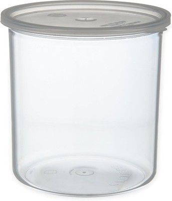 Carlisle FoodService Classic Round Storage Container Crock w/ Lid
