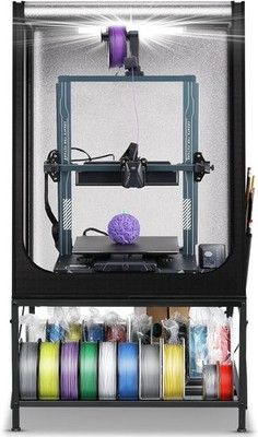 3D Printer Table with Enclosure - Heavy Duty 3D Printing Workstation with