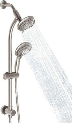 Egretshower Handheld Shower Head & Rain Shower Combo 27in Easy Reach
