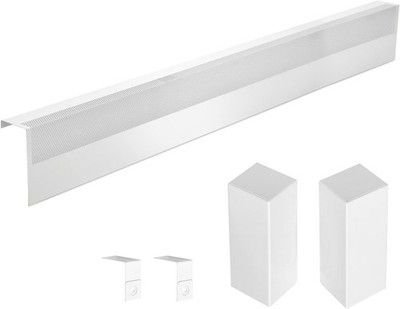 Redants 4 FT Baseboard Heater Covers with Left and Right Endcaps