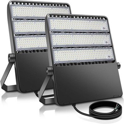 BIRITALO 360W LED Stadium Flood Light 5500K IP65 Outdoor Arena 2 Pack