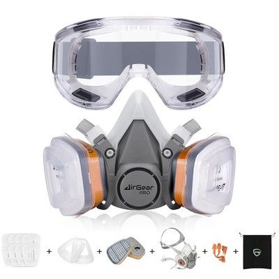 AirGearPro G-500 Reusable Respirator Mask with A1P2 Filters Anti-Dust