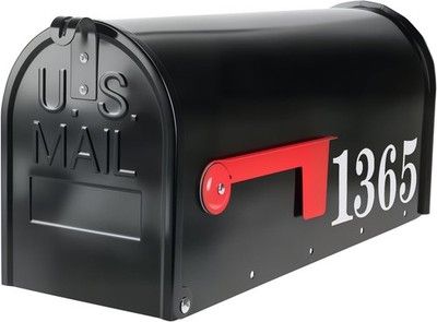 Zinovo Metal Post Mount Mailboxes for Outside,Galvanized