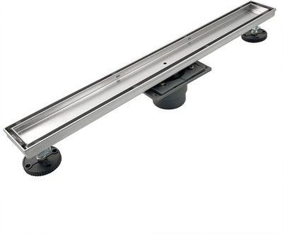 Neodrain 24in Linear Shower Drain Tile Insert Grate Brushed 304 Stainless