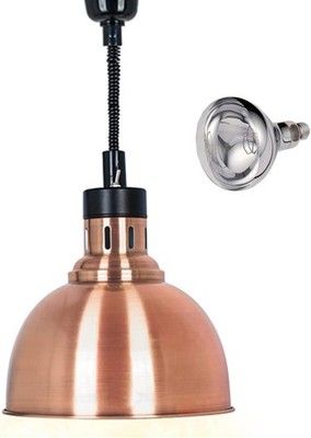 JIAWANSHUN Commercial Food Warmer Heat Lamp 250W Retractable Restaurant Pizza