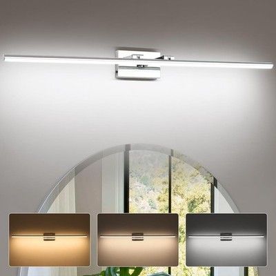 BrkNit LED Bathroom Vanity Light Over Mirror 3000K/4000K/6000K Dimmable Bar