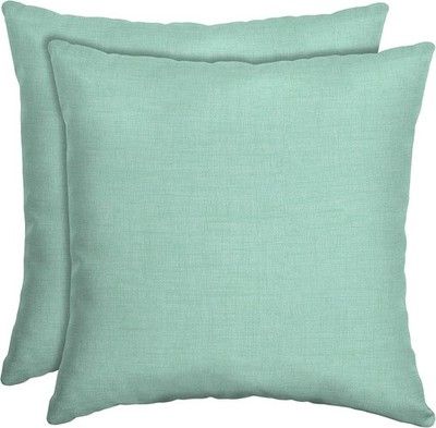Arden Outdoor Toss Pillow 2 Pack 16x16 Rain Proof Fade Resistant