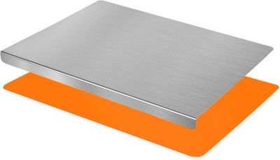 HUAKENER Large Stainless Steel Cutting Boards for Kitchen, Cutting Board with