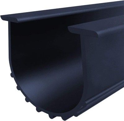 CloudBuyer 10ft Garage Door Weather Stripping Kit Universal Bottom Seal T-End
