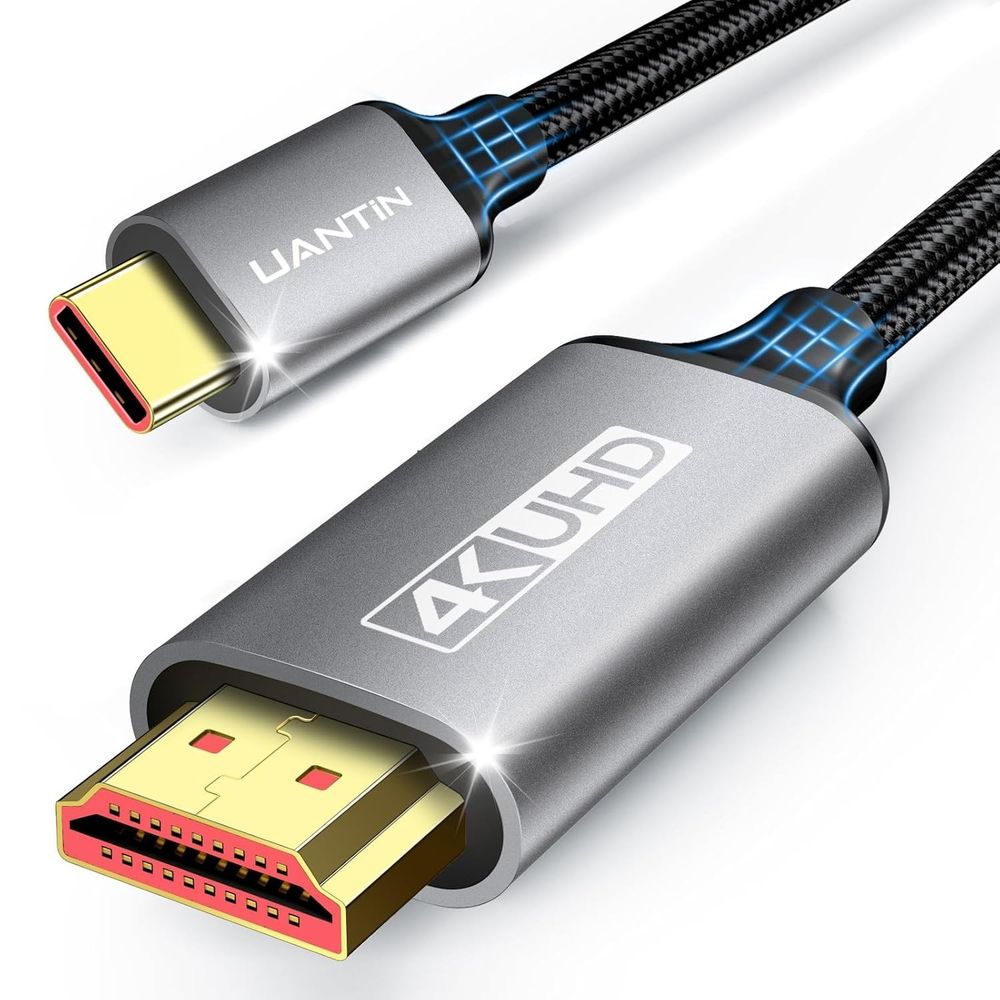 USB C to HDMI Cable 3Ft | 4K High-Speed USB 3.1 Type-C to HDMI Cord [Thunderbolt