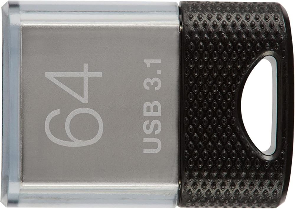 64GB PNY EliteX™ Fit USB 3.1 Flash Drive – Up to 200MB/s Read, Up to 10x Fast...