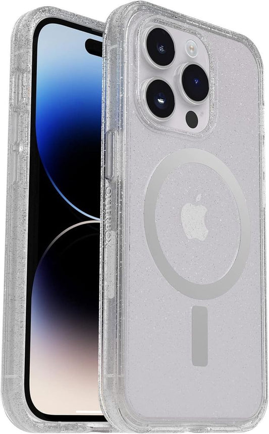 OtterBox iPhone 14 Pro (ONLY) Symmetry Series+ Case - Stardust (Clear/Glitter)