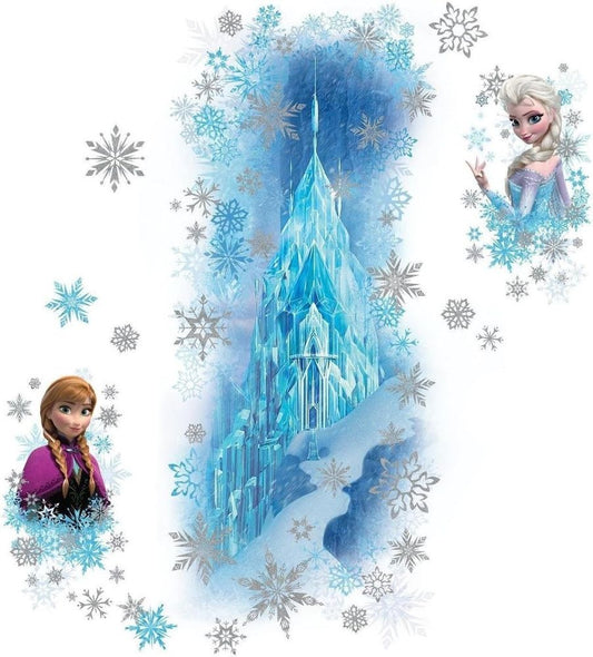 RoomMates RMK2739GM Disney Frozen Ice Palace Elsa Anna Giant Wall Decals