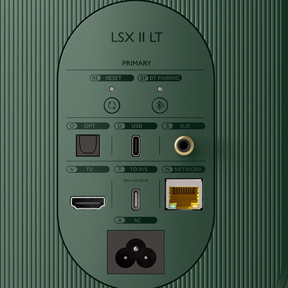 KEF LSX II LT Wireless HiFi Speakers Pair - Excellent Sound - Sage Green