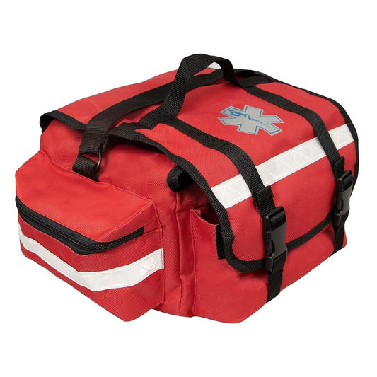Primacare KB-RO74-R First Responder Trauma Bag EMT EMS 17"x9"x7" Red Medical