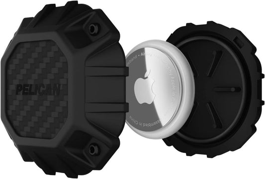 Pelican Marine AirTag Case IP68 Waterproof Shockproof 3M Adhesive Black