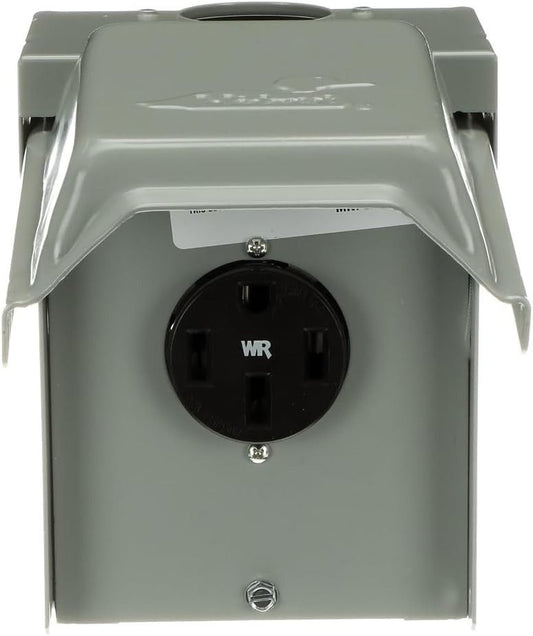 MIDWEST U054P Weatherproof Temporary RV Outlet 50A 14-50 120/240V