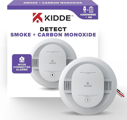 Kidde 30CUAR Hardwired Smoke & Carbon Monoxide Detector AA Backup Interconnect