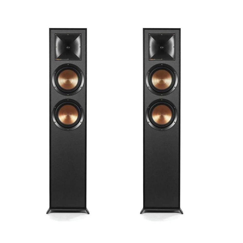 Klipsch R-625FA Powerful Detailed Floorstanding  Home Speaker Black - PAIR