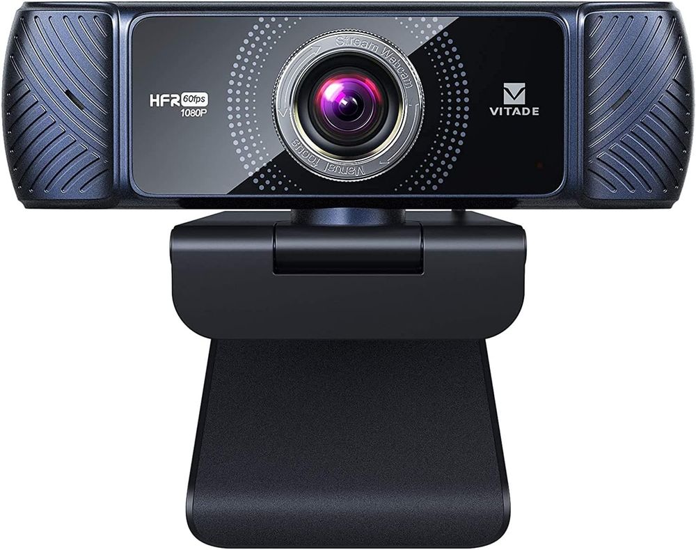 1080p 60fps Webcam w/ Mic Autofocus USB Streaming OBS Zoom PC Mac