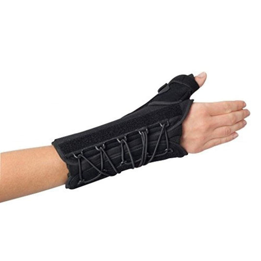 ProCare 79-87490 Quick-Fit WTO Wrist Thumb Support Splint Left Universal Black