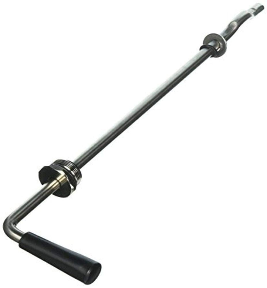 T&S Brass 010393-45 Twist Waste Valve Handle Assembly Silver