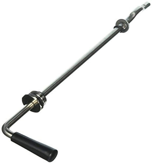 T&S Brass 010393-45 Twist Waste Valve Handle Assembly Silver