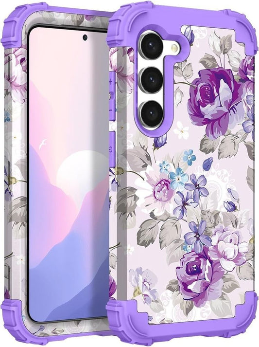 Hocase for Galaxy S23 Plus Case, Shockproof Heavy Duty Protection Soft Silicone