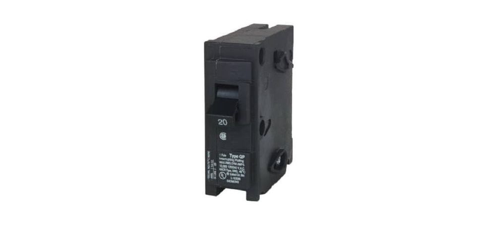 Siemens Q130 30-Amp Single Pole Type QP Circuit Breaker Black