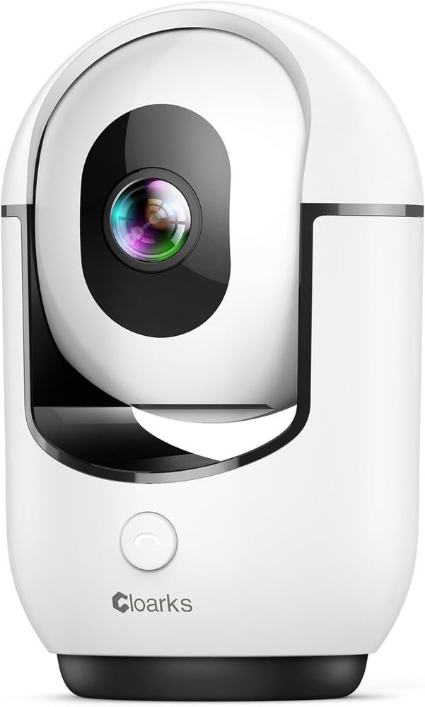 Cloarks 2K Pan/Tilt WiFi Indoor Security Camera AI Motion Night Vision Pet